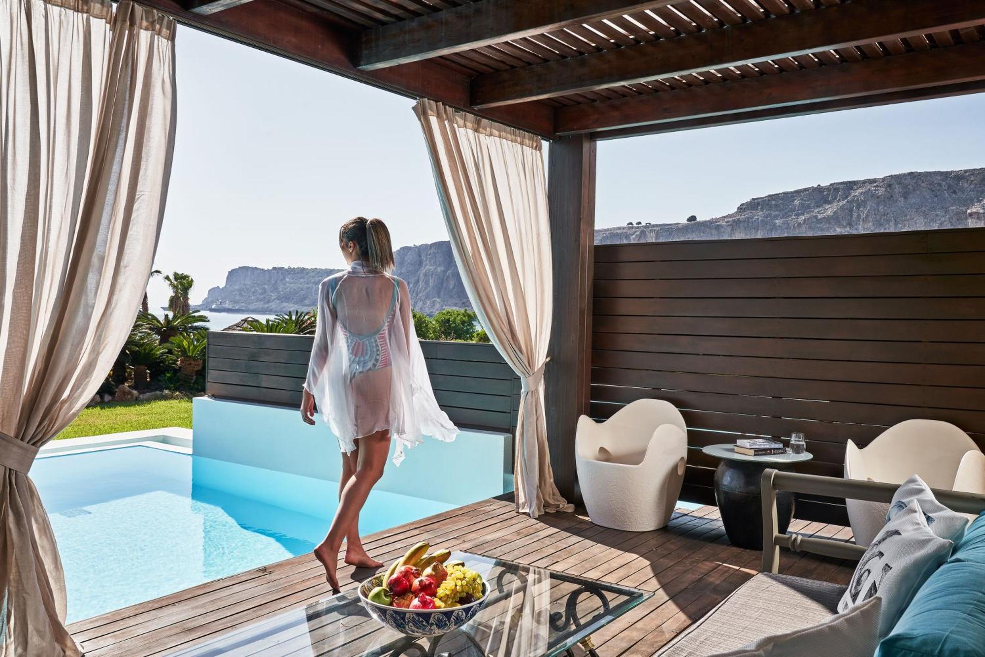 Aquagrand Exclusive Deluxe Resort Lindos - Adults Only Exterior foto